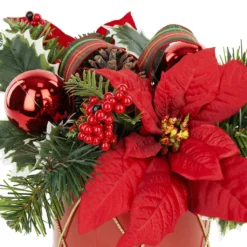 Buy 💯 22" Christmas Floral Drum Décor by Ashland® ❤️ -Outlet Yuletide Joy Store 10700060 2
