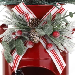 Flash Sale 🎉 20" Tabletop Artificial Pine With Tin Container by Ashland® 😉 -Outlet Yuletide Joy Store 10700063 4