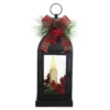 New ⭐ 12" Black Metal Lantern With LED Lights by Ashland® 🎁 -Outlet Yuletide Joy Store 10700071 1