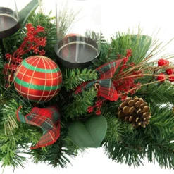 Cheapest 🔔 32" Red & Green Pine Candle Holder Arrangement with Ornaments by Ashland® 🔔 5 Cheapest 🔔 32" Red & Green Pine Candle Holder Arrangement with Ornaments by Ashland® 🔔 -Outlet Yuletide Joy Store 10700072 2