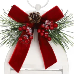 Coupon 🌟 12" White Metal Lantern With LED Lights by Ashland® ⭐ -Outlet Yuletide Joy Store 10700073 3