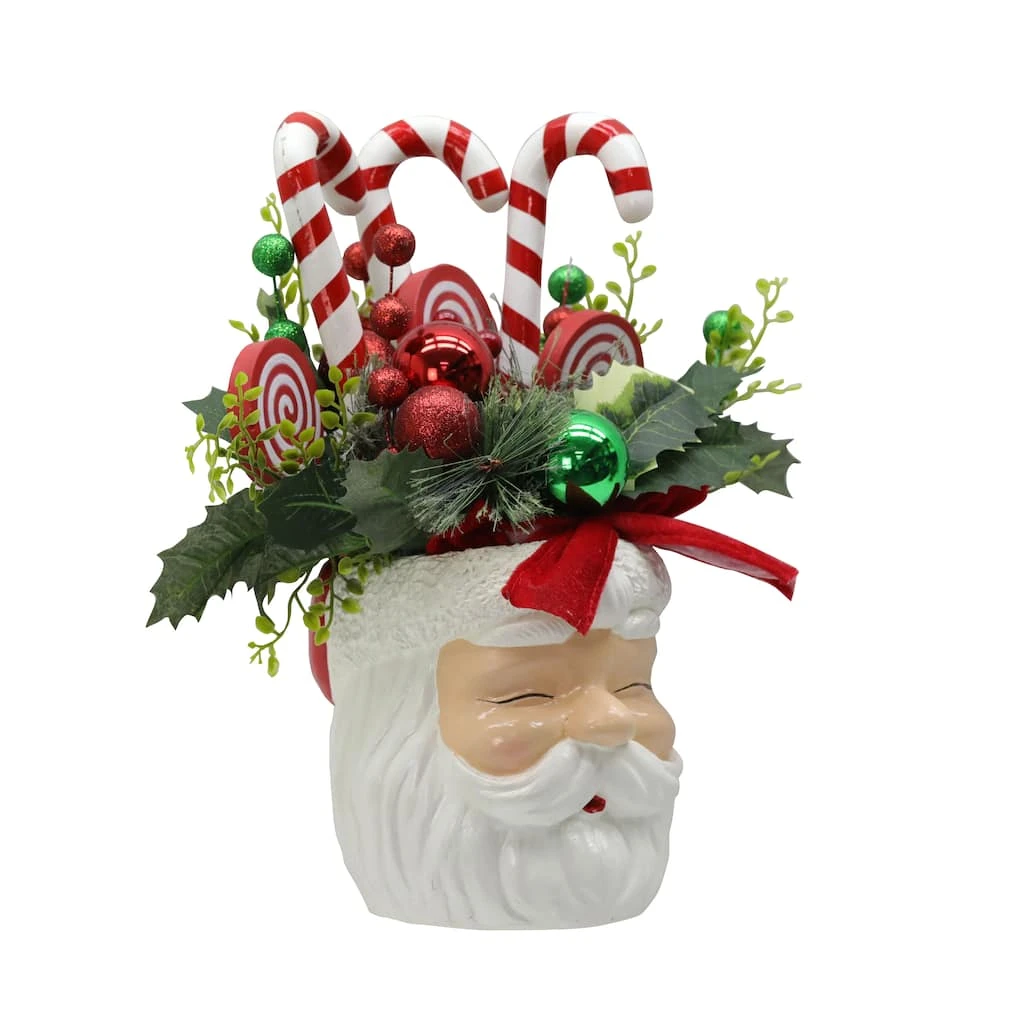 Wholesale 🤩 16" Candy Mix Arrangement With Santa Head Container by Ashland® 😀 4 Wholesale 🤩 16" Candy Mix Arrangement With Santa Head Container by Ashland® 😀 - Image 2