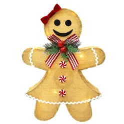 Flash Sale 😉 15" Gingerbread Girl With LED Lights by Ashland® 🎁 -Outlet Yuletide Joy Store 10700093 2
