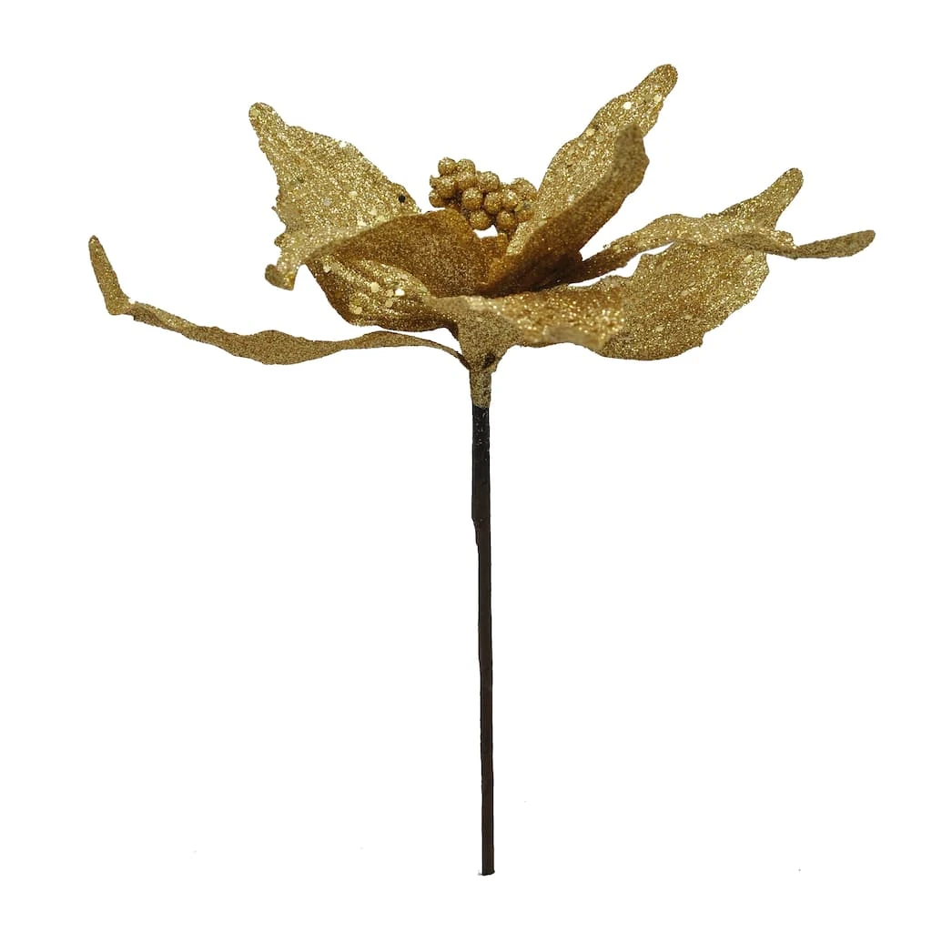 Brand new ✔️ Assorted Glitter Poinsettia Pick by Ashland® ✔️ 11 Brand new ✔️ Assorted Glitter Poinsettia Pick by Ashland® ✔️ - Image 9