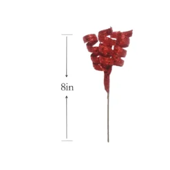 Outlet ⌛ Red Glitter Coils Pick by Ashland® ✔️ -Outlet Yuletide Joy Store 10700106 3
