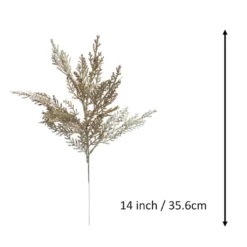 Cheap ❤️ Champagne Glitter Cedar Pick by Ashland® ⭐ -Outlet Yuletide Joy Store 10700113 3