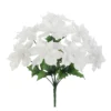 Flash Sale 👏 White Poinsettia Bush by Ashland® ✔️ -Outlet Yuletide Joy Store 10700138 1