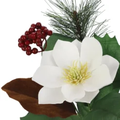Deals 👍 White Magnolia, Berry & Pine Mix Bush by Ashland® ⭐ -Outlet Yuletide Joy Store 10700155 3