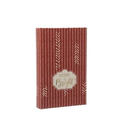 Wholesale 😍 10.25" Red Merry & Bright Book Box by Ashland® 🧨