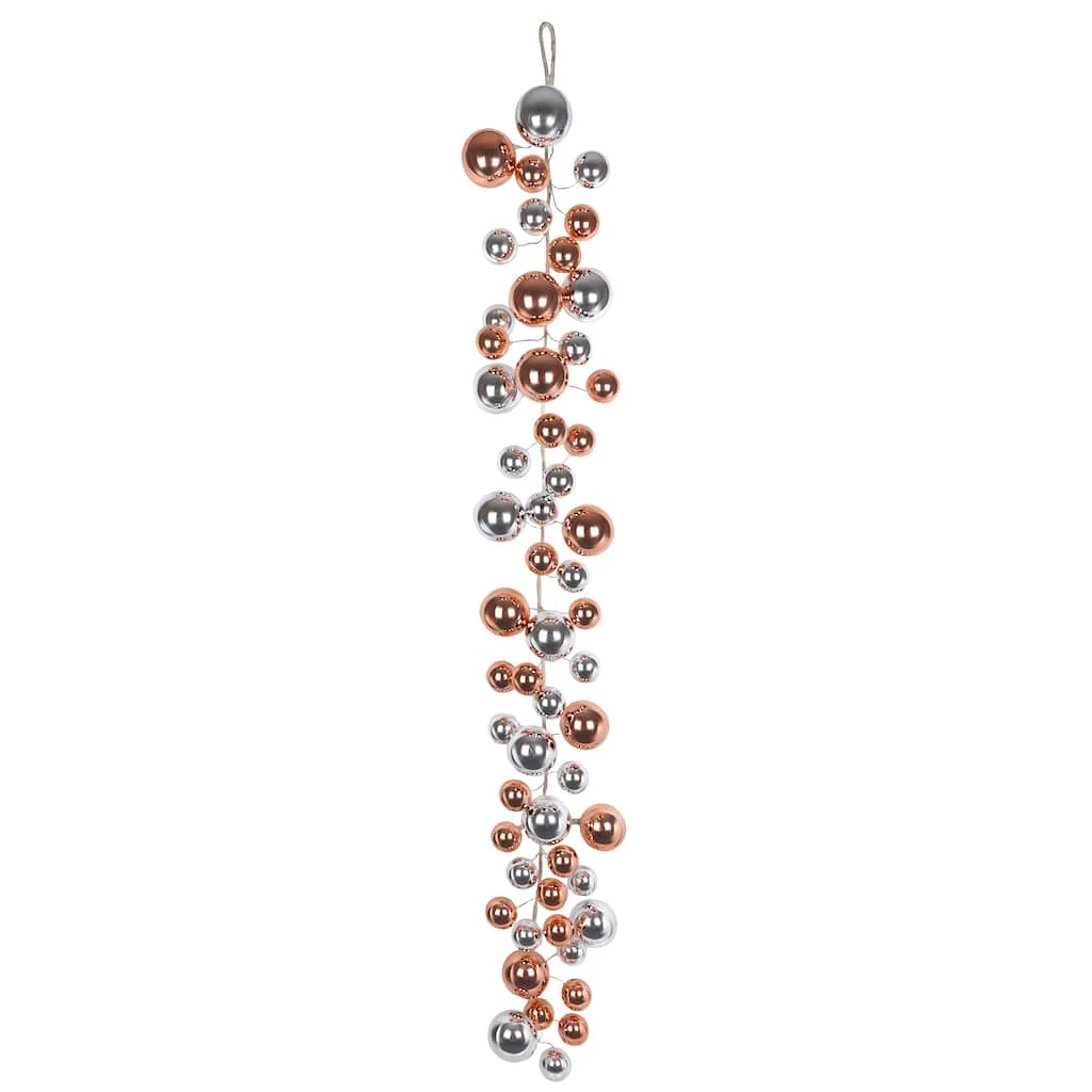 Deals ❤️ 6ft. Rose & Silver Ball Ornament Garland by Ashland® 😉 4 Deals ❤️ 6ft. Rose & Silver Ball Ornament Garland by Ashland® 😉 - Image 2