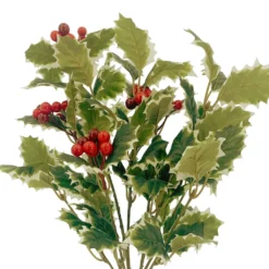 Top 10 🎁 Holly Leaves & Berry Bush by Ashland® ✔️ -Outlet Yuletide Joy Store 10700372 2