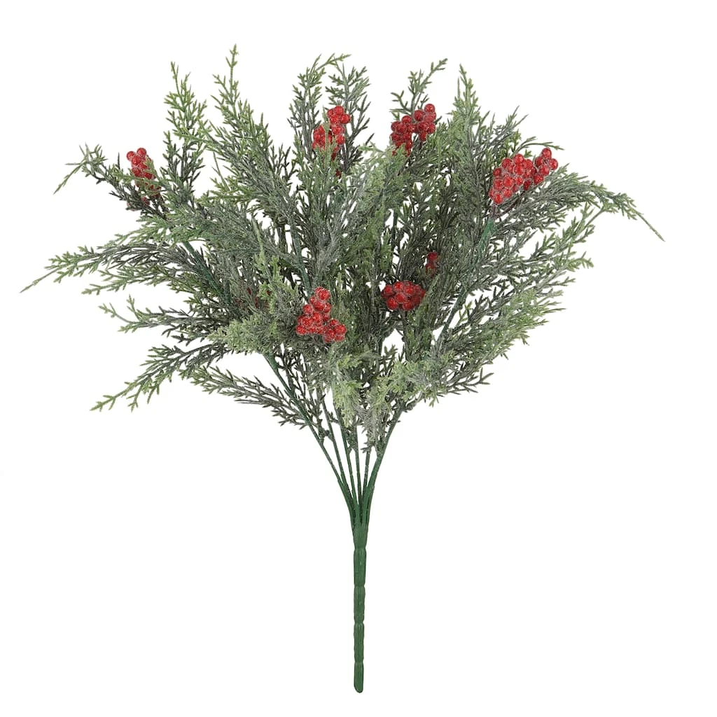 Promo 🔥 Glitter Cedar & Berry Bush by Ashland® 🛒 3 Promo 🔥 Glitter Cedar & Berry Bush by Ashland® 🛒