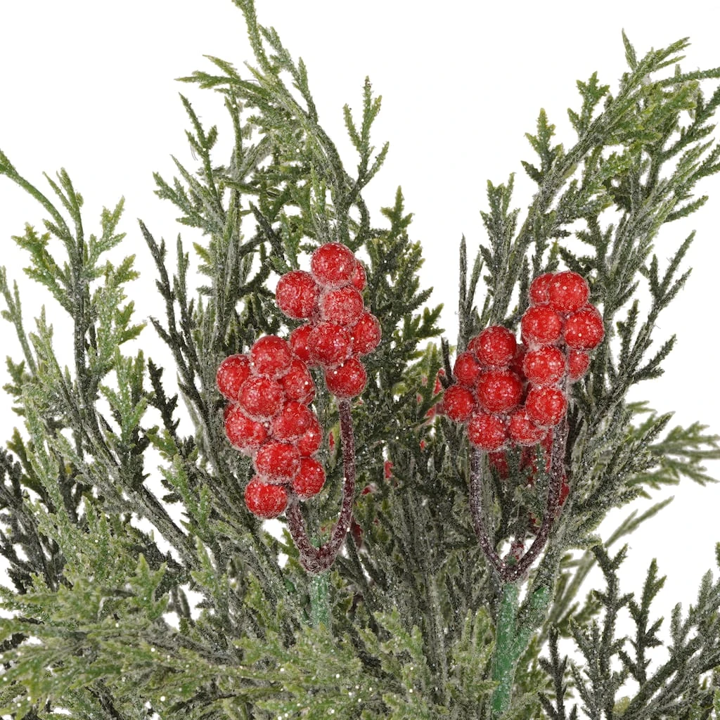 Promo 🔥 Glitter Cedar & Berry Bush by Ashland® 🛒 4 Promo 🔥 Glitter Cedar & Berry Bush by Ashland® 🛒 - Image 2