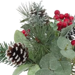 Budget ❤️ Sugared Red Berry & Pinecone Mixed Bush by Ashland® ⌛ -Outlet Yuletide Joy Store 10700386 2