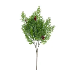 Wholesale 💯 Glitter Hanging Cedar & Berry Bush by Ashland® ✔️