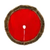 Best reviews of ❤️ 48" Red Cable Knit Tree ✔️ Skirt with Faux Fur Trim by Ashland® ⌛ -Outlet Yuletide Joy Store 10700437 1