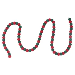 Top 10 ✔️ Assorted 6ft. Red & Green Felt Pom Pom Garland by Ashland® ✔️ 10 Top 10 ✔️ Assorted 6ft. Red & Green Felt Pom Pom Garland by Ashland® ✔️ -Outlet Yuletide Joy Store 10700508 4