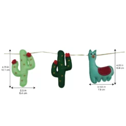 Promo ❤️ 6ft. Cactus & Alpaca Garland by Ashland® ⌛ -Outlet Yuletide Joy Store 10700652 5