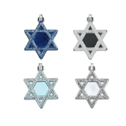 Deals 🎉 Assorted 3" Star of David Plastic Ornaments by Ashland® 🔥 -Outlet Yuletide Joy Store 10700689 2