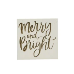 New ✨ Assorted 7.8" Merry Tabletop Sign by Ashland® 👍 -Outlet Yuletide Joy Store 10700690 3