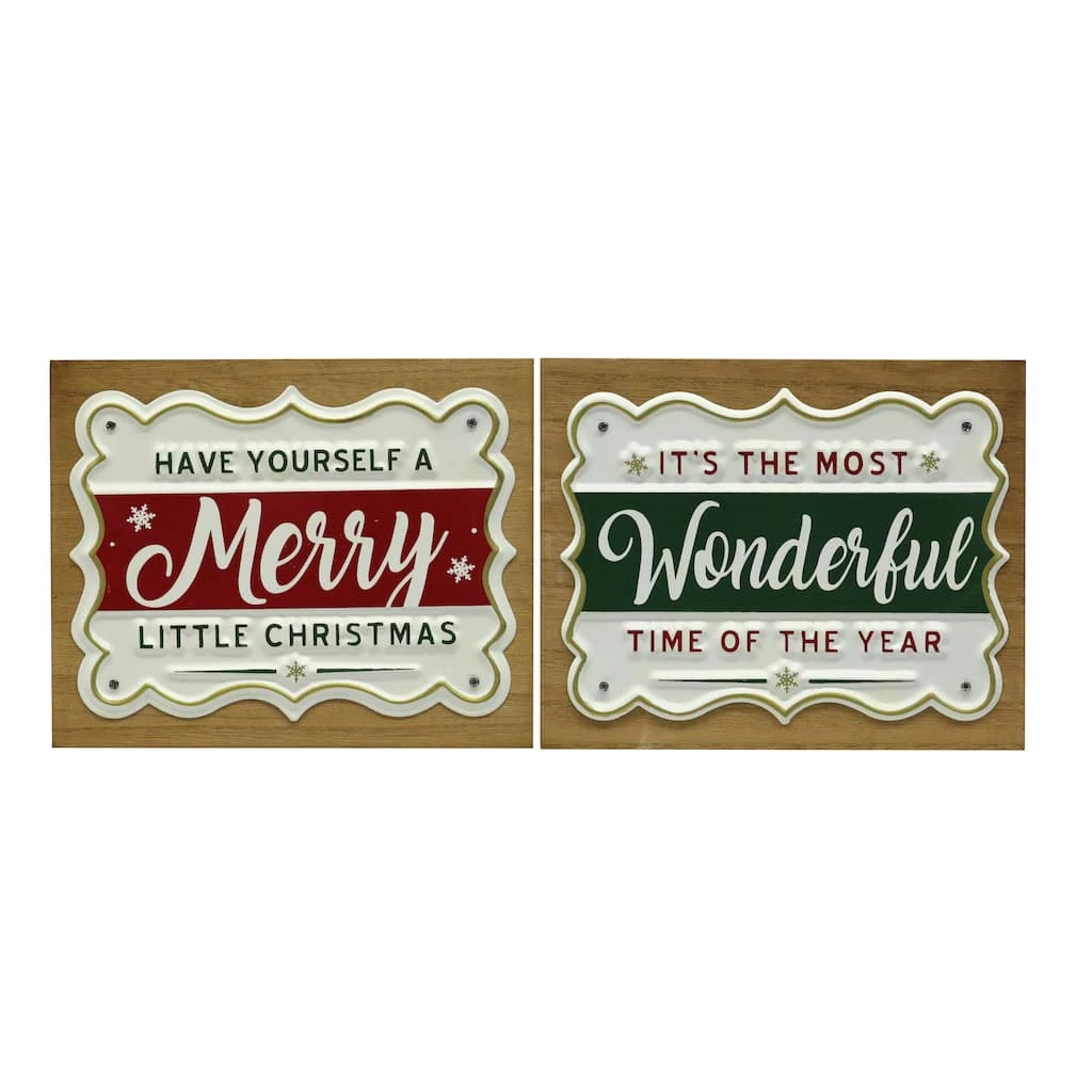 Hot Sale 👏 Assorted 7.3" Christmas Tabletop Sign by Ashland® 🧨 3 Hot Sale 👏 Assorted 7.3" Christmas Tabletop Sign by Ashland® 🧨