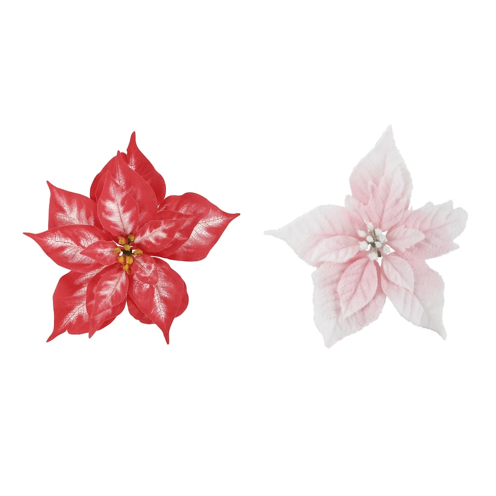 Hot Sale ❤️ Assorted Poinsettia Clip by Ashland® 🎁 3 Hot Sale ❤️ Assorted Poinsettia Clip by Ashland® 🎁