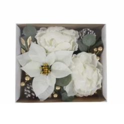 Cheap ⌛ White Poinsettia & Peony Accents by Ashland® 🎁