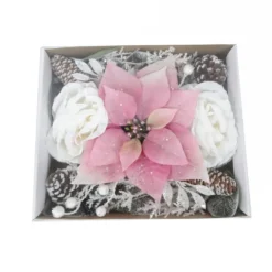 Best Sale ⭐ Pink Poinsettia & Peony Accents by Ashland® ✔️