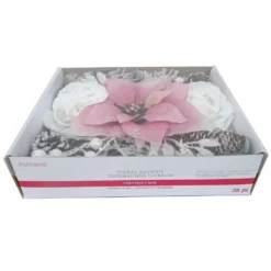 Best Sale ⭐ Pink Poinsettia & Peony Accents by Ashland® ✔️ -Outlet Yuletide Joy Store 10700757 4