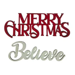 Best Pirce 🧨 Assorted Merry Christmas/Believe Hanging Signs by Ashland® ⌛