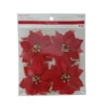 Buy ⭐ 3.5" Red Poinsettia Accents with Glittery Gold Tips by Ashland®, 4ct. ✔️ 2 Buy ⭐ 3.5" Red Poinsettia Accents with Glittery Gold Tips by Ashland®, 4ct. ✔️ -Outlet Yuletide Joy Store 10700766 1