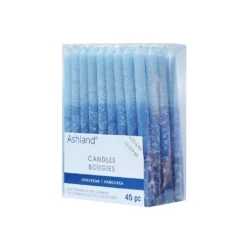 Promo π Blue & White Frosted Hanukkah Candles by Ashland®, 45ct. π 9 Promo π Blue & White Frosted Hanukkah Candles by Ashland®, 45ct. π -Outlet Yuletide Joy Store 10700781 5