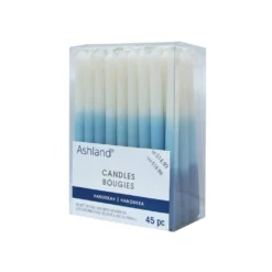 Outlet βοΈ Blue & White Ombre Hanukkah Candles by Ashland®, 45ct. π 9 Outlet βοΈ Blue & White Ombre Hanukkah Candles by Ashland®, 45ct. π -Outlet Yuletide Joy Store 10700782 5