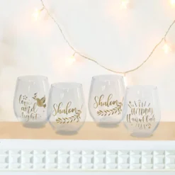 Outlet π€© Assorted 21oz. Hanukkah Wine Glass by Ashland® π 6 Outlet π€© Assorted 21oz. Hanukkah Wine Glass by Ashland® π -Outlet Yuletide Joy Store 10700794 3