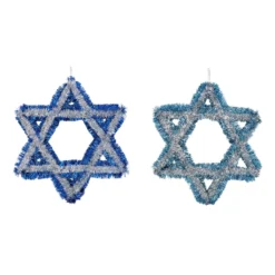 Budget 🥰 Assorted 18" Star of David Tinsel Decoration by Ashland® 😉