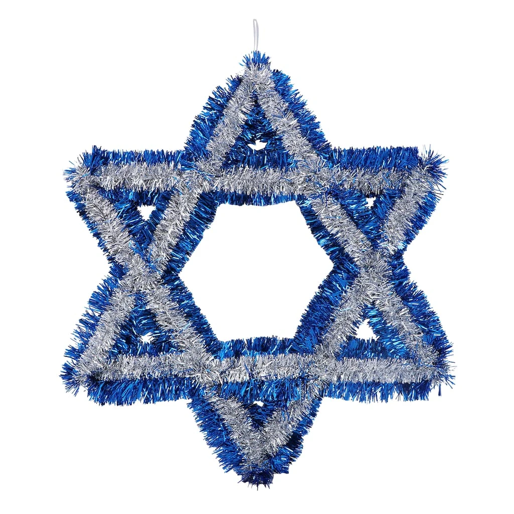 Budget π₯° Assorted 18" Star of David Tinsel Decoration by Ashland® π 4 Budget π₯° Assorted 18" Star of David Tinsel Decoration by Ashland® π - Image 2