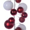 Coupon ✔️ 6ft. Red & White Ball Ornament Garland by Ashland® ⭐ -Outlet Yuletide Joy Store 10700799 1