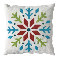 Best Pirce ⌛ Multicolor Snowflake Pillow by Ashland® 👏 Christmas 👍