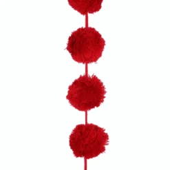 Cheap ✔️ 6ft. Red Pom Pom Garland by Ashland® 🌟