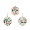 Deals 😍 Assorted Christmas Greeting Embroidery Hoop Wall Accent by Ashland® 🎁 -Outlet Yuletide Joy Store 10700816 1