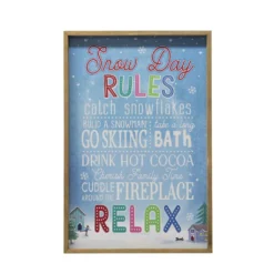 Discount 🔔 Snow Day Rules Wall Sign by Ashland® ⌛