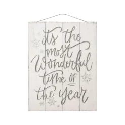 Cheapest ❤️ Most Wonderful Time of the Year Wood Plank Wall Sign by Ashland® 😉
