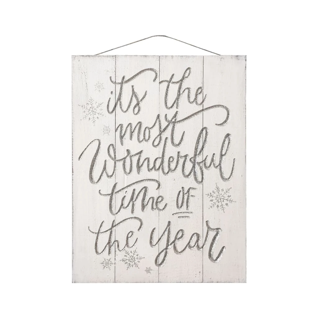 Cheapest ❤️ Most Wonderful Time of the Year Wood Plank Wall Sign by Ashland® 😉 3 Cheapest ❤️ Most Wonderful Time of the Year Wood Plank Wall Sign by Ashland® 😉