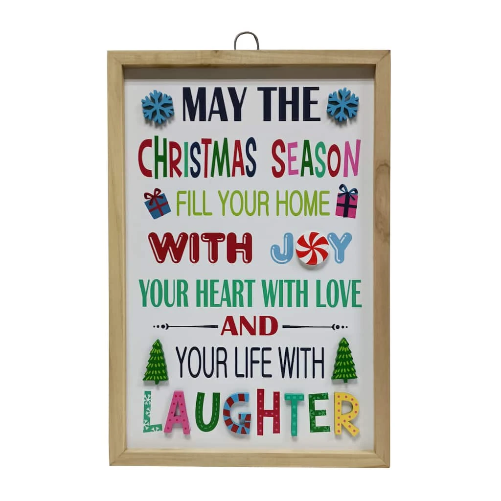 Promo π Life with Laughter β Christmas Wall Sign by Ashland® π 3 Promo π Life with Laughter β Christmas Wall Sign by Ashland® π