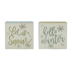 Best Sale 👏 7" 🔔 Christmas Tabletop Block by Ashland® ⌛