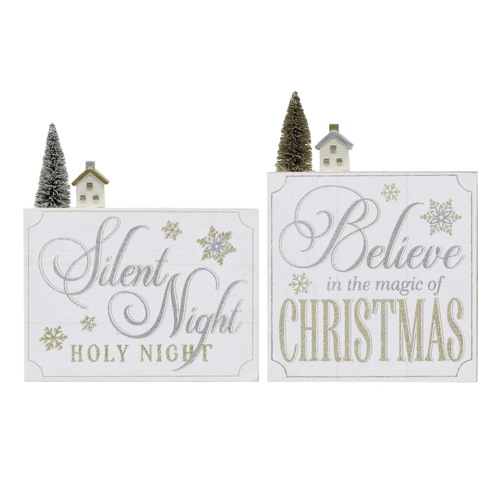 Discount π Assorted 10" β¨ Christmas Sentiment Block Sign by Ashland® β 3 Discount π Assorted 10" β¨ Christmas Sentiment Block Sign by Ashland® β