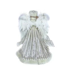Cheap 🔥 16" Angel in Silver & White Striped Robes by Ashland® ❤️ -Outlet Yuletide Joy Store 10700860 3