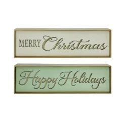Flash Sale 🧨 Assorted 18" Holiday Sentiment Tabletop Sign by Ashland® 🧨