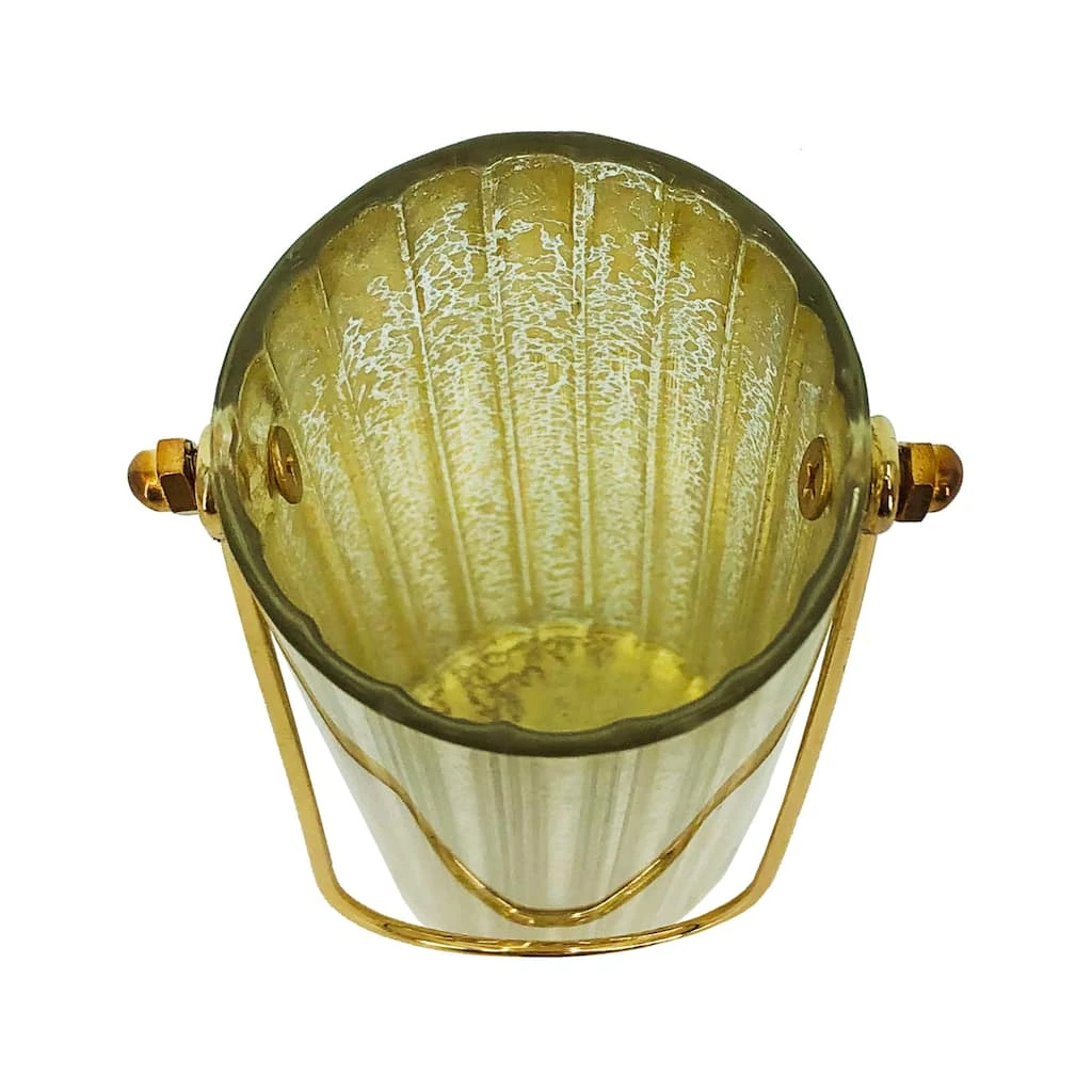 Best Pirce ✔️ 8" Gold Glass Candle Holder by Ashland® ✔️ 4 Best Pirce ✔️ 8" Gold Glass Candle Holder by Ashland® ✔️ - Image 2