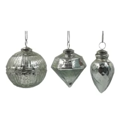Brand new 😉 Assorted 4" Silver Glass Ornament by Ashland® ✨
